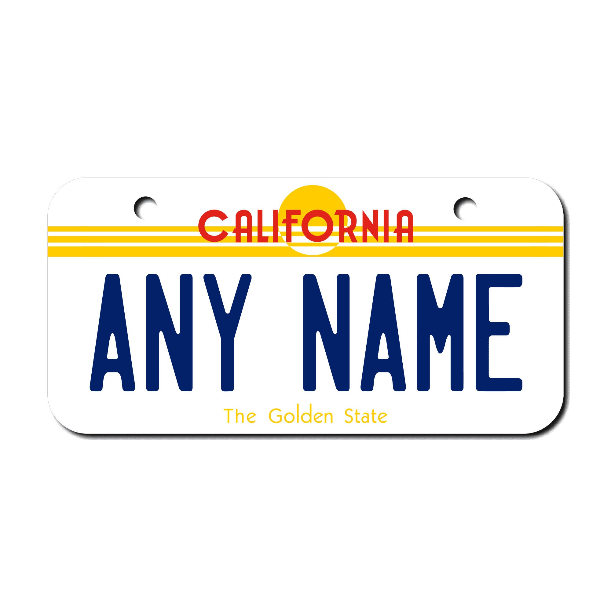 Personalized California License Plates Any Name Choose Your Etsy