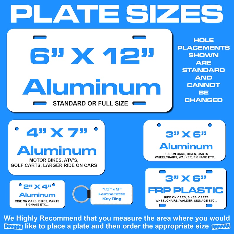 Personalized Iowa Novelty License Plates 5 Sizes for Toy Etsy