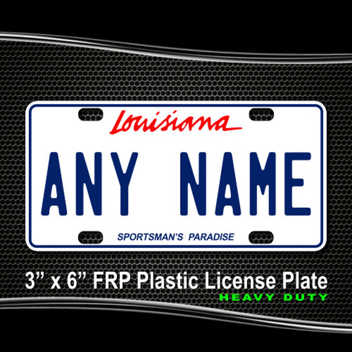 Personalized Louisiana Novelty License Plates 5 Sizes for Etsy