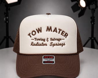 Tow Mater - Towing & Salvage Embroidered Trucker Hat - Otto Cap