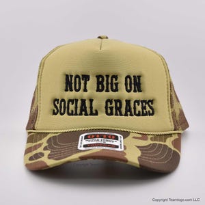 Casquette trucker brodée pas très chère