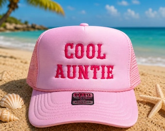 Cool Auntie Embroidered Trucker Hat