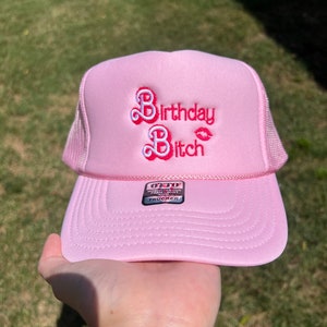 Birthday Bitch Embroidered Retro Trucker Hat