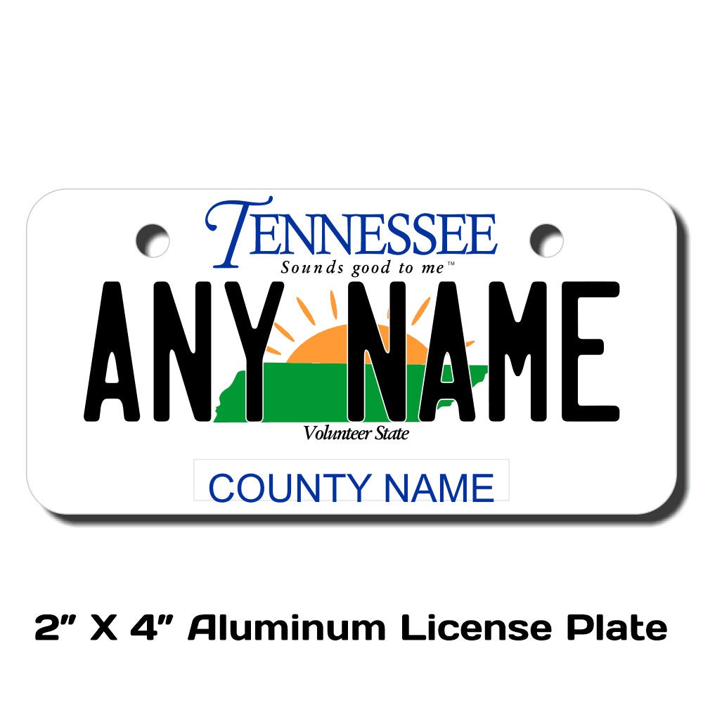 Personalized Tennessee Novelty License Plates 5 Sizes for Etsy UK