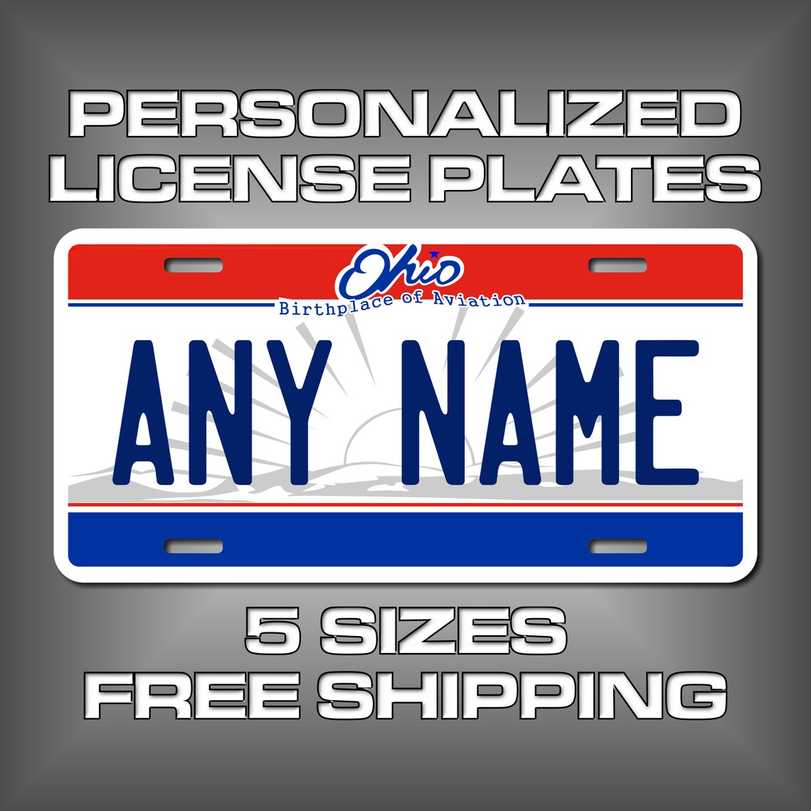 Personalized Ohio Novelty License Plates 5 Sizes for toy Etsy