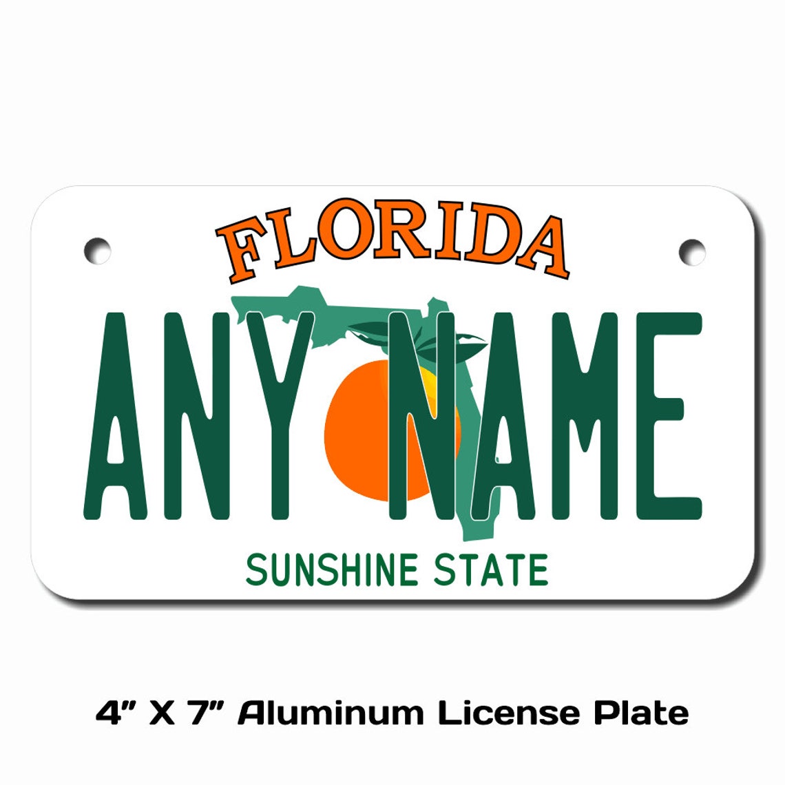 Personalized Florida Novelty License Plates 5 Sizes for toy Etsy