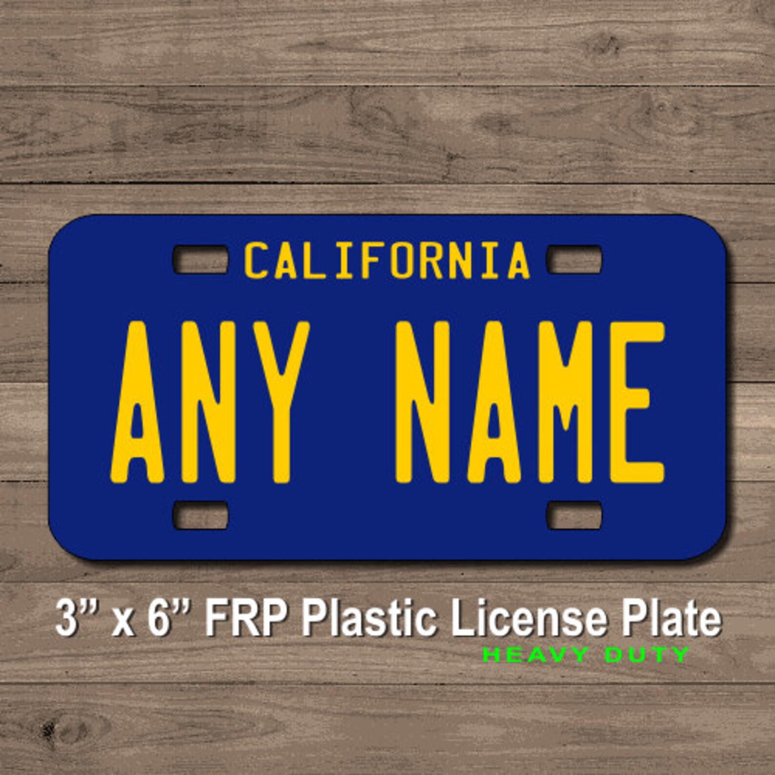 Personalized California Novelty License Plates 5 Sizes for Etsy