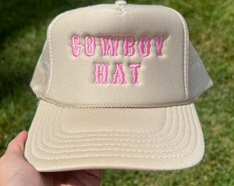 cowboy hat  Embroidered Trucker Hat