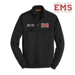 EMS Work Shirt - Custom Embroidery - Star of Life  - Your Department Name and Free Shipping (FIRE 37)