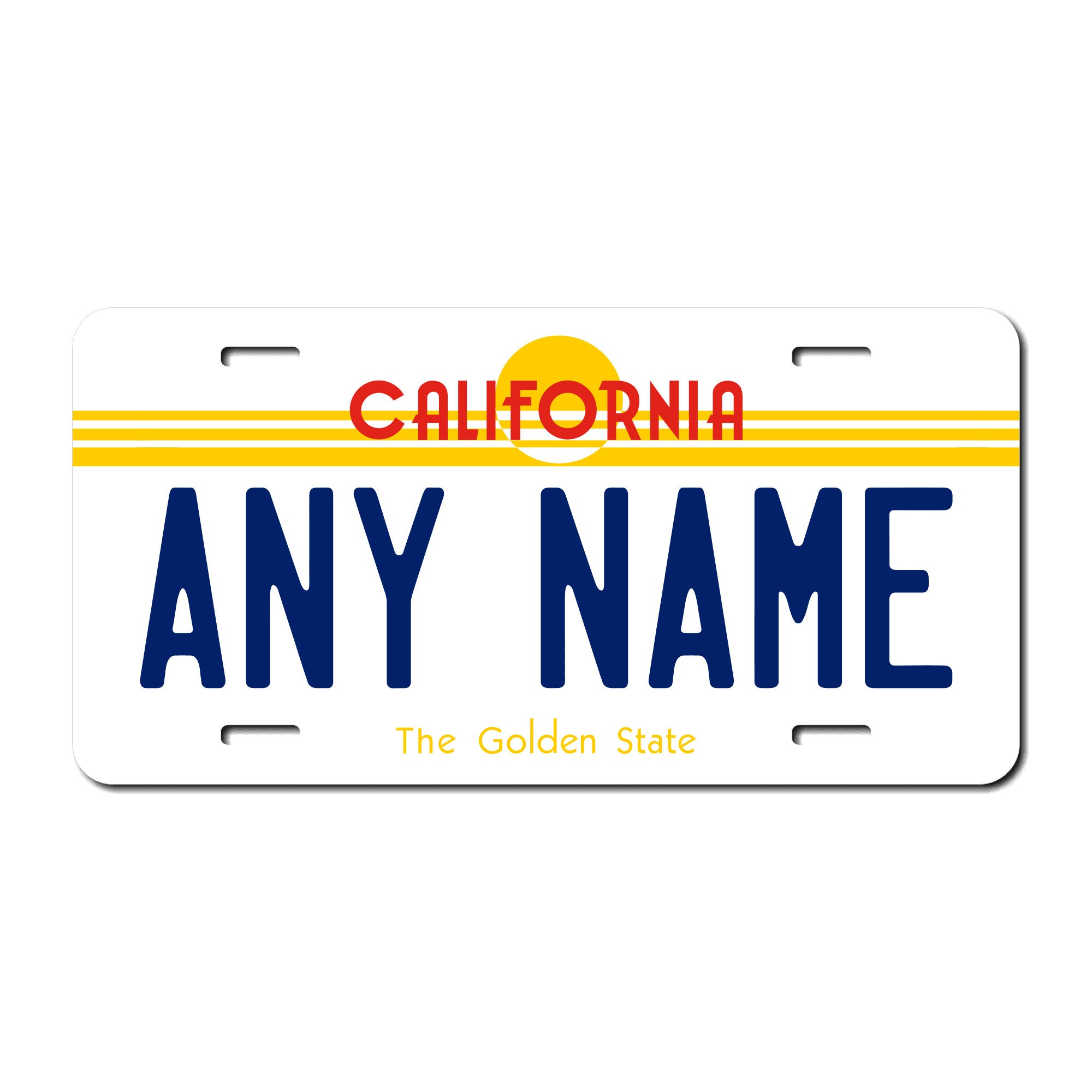 Personalized California License Plates Any Name Choose Your Etsy