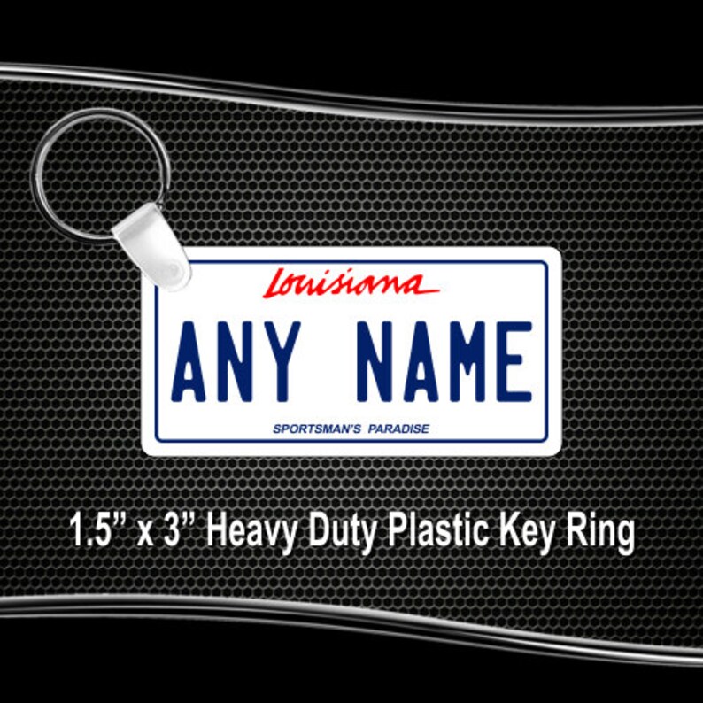 Personalized Louisiana Novelty License Plates 5 Sizes for Etsy