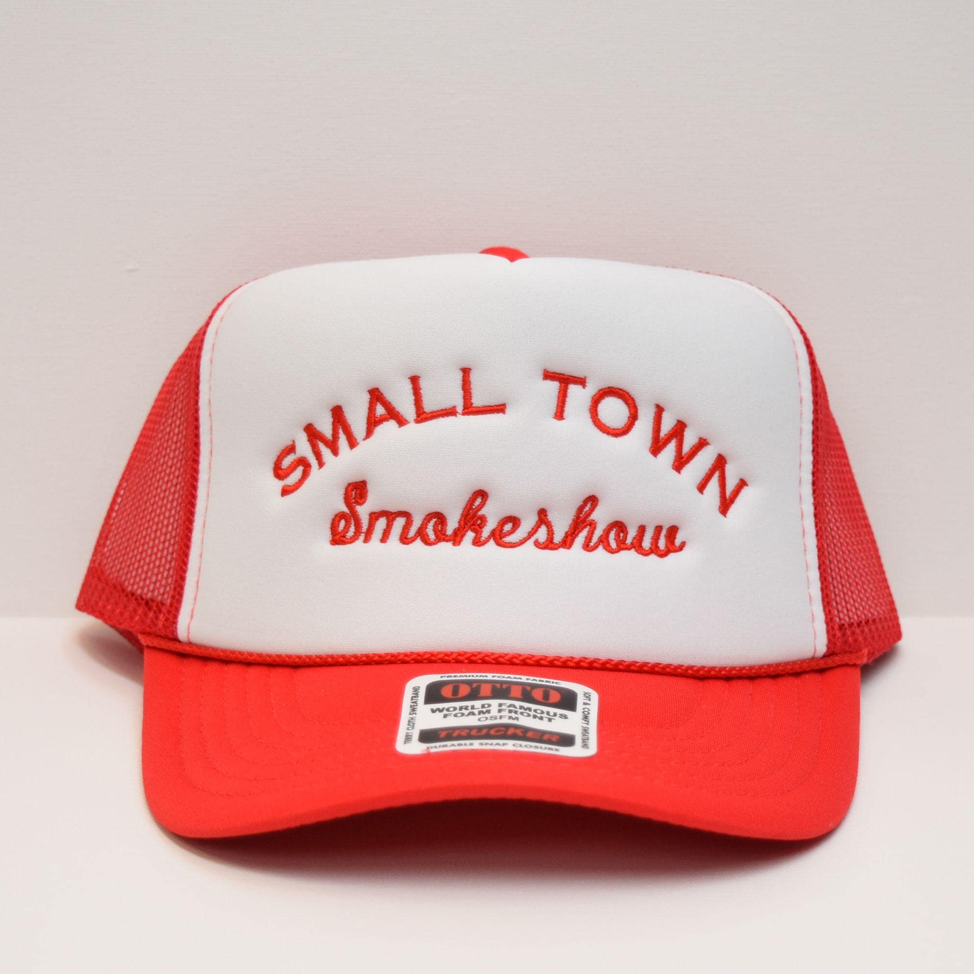 Retro Smokeshow Embroidered Trucker Hat Embroidery Smoke Show Hat - Etsy main image 2