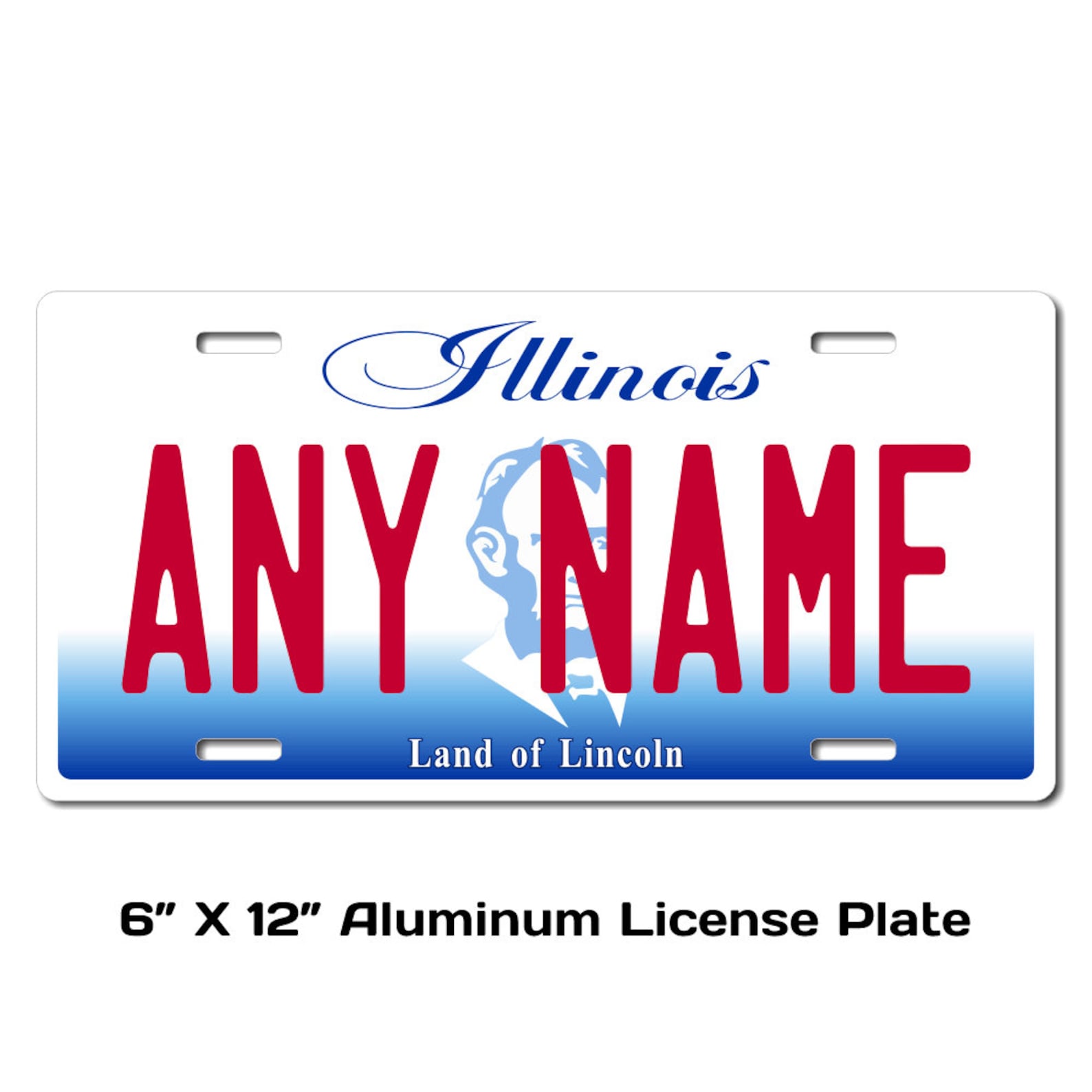 Personalized Illinois Novelty License Plates 5 Sizes for toy Etsy