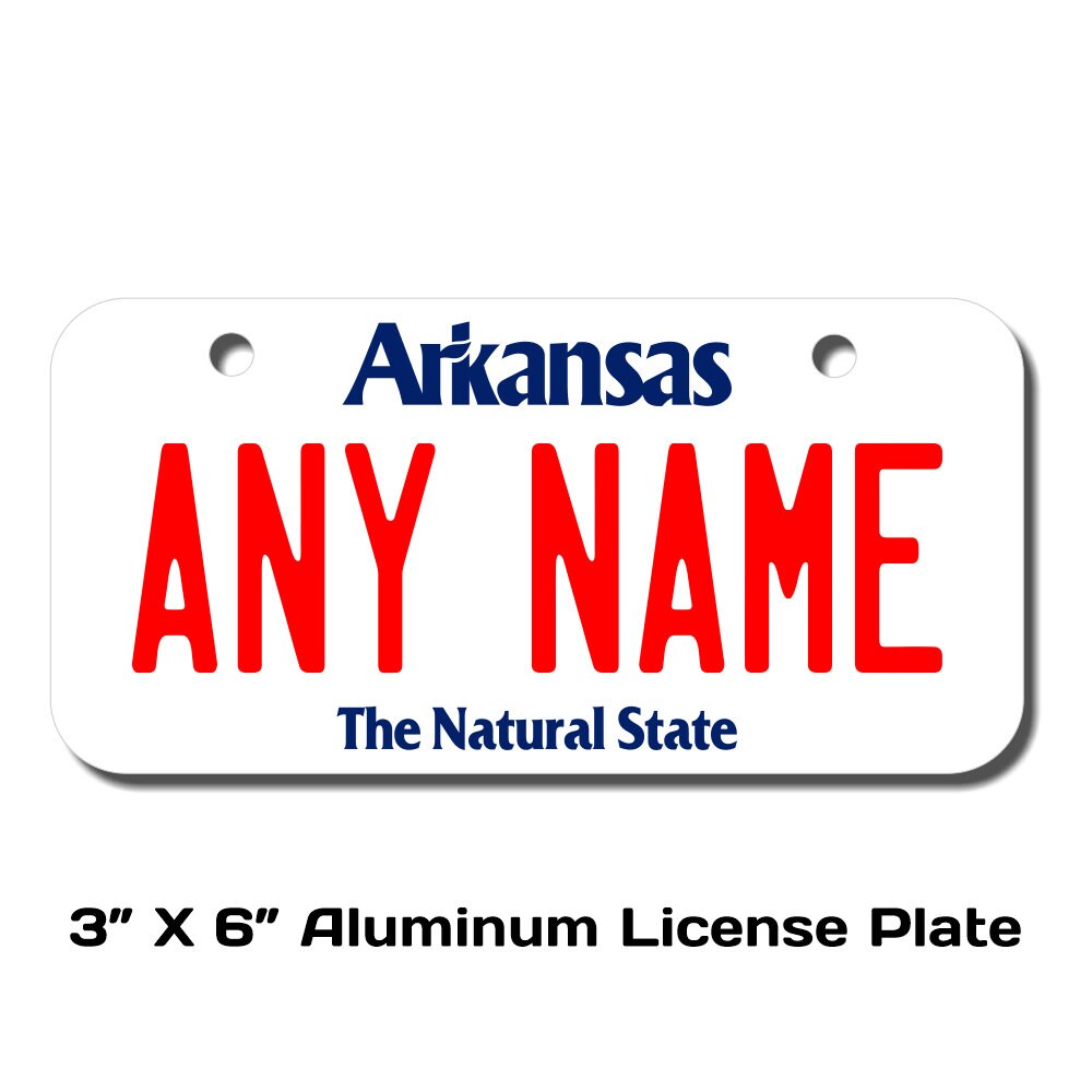 Personalized Arkansas Novelty License Plates 5 Sizes for Toy Etsy