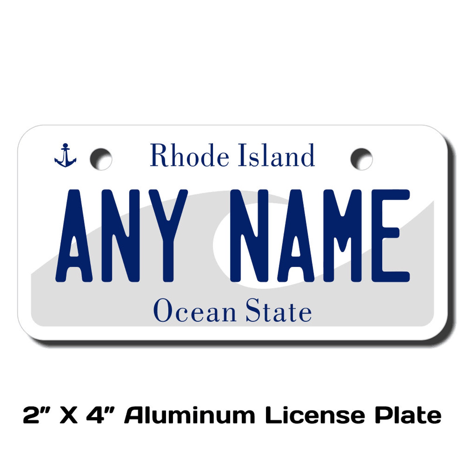 Personalized Rhode Island Novelty License Plates 5 Sizes for Etsy