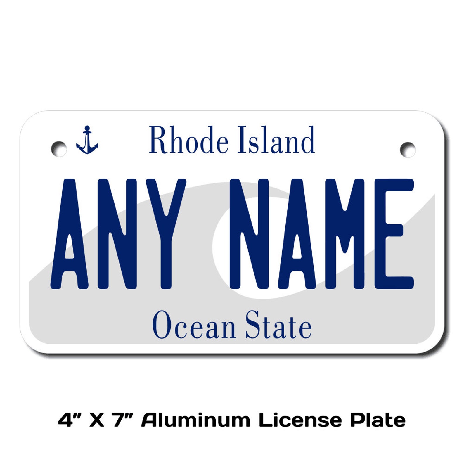 Personalized Rhode Island Novelty License Plates 5 Sizes for Etsy