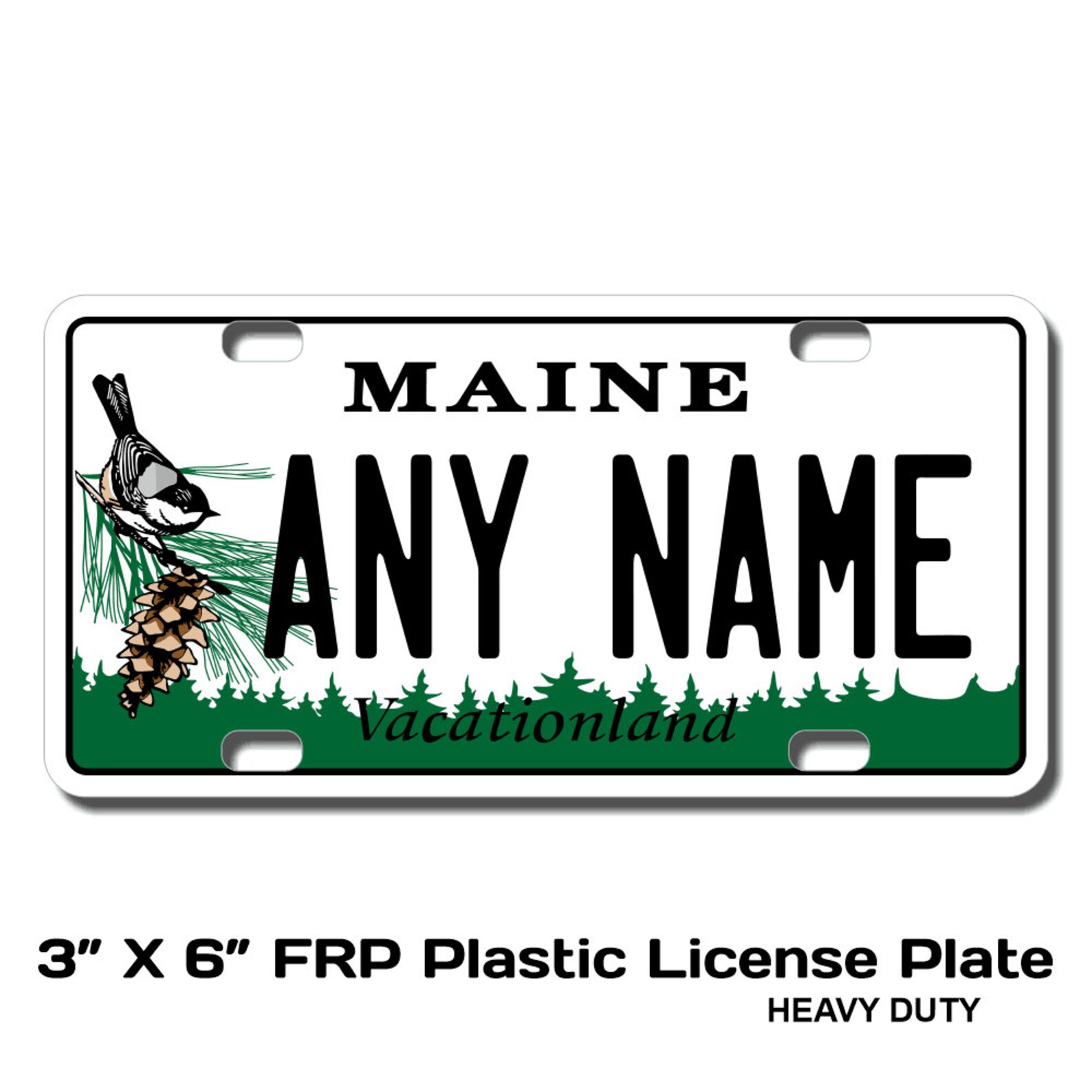Personalized Maine Novelty License Plates 5 Sizes for toy Etsy