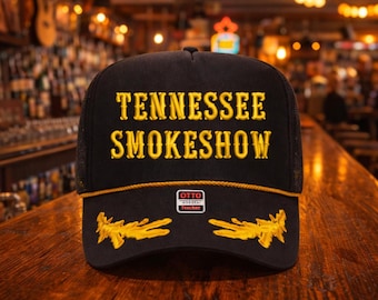 Tennessee Smokeshow Embroidered Retro Trucker Hat