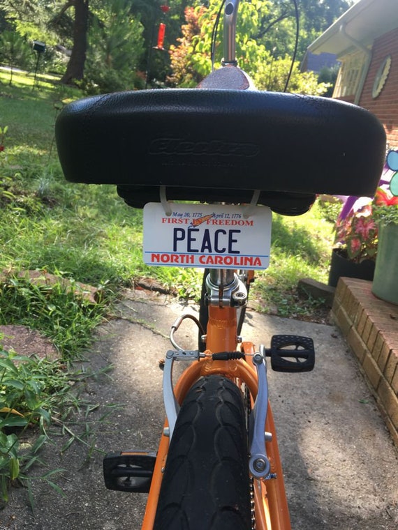 NORTH CAROLINA custom novelty bicycle mini license plate name or text 4/"x9/"