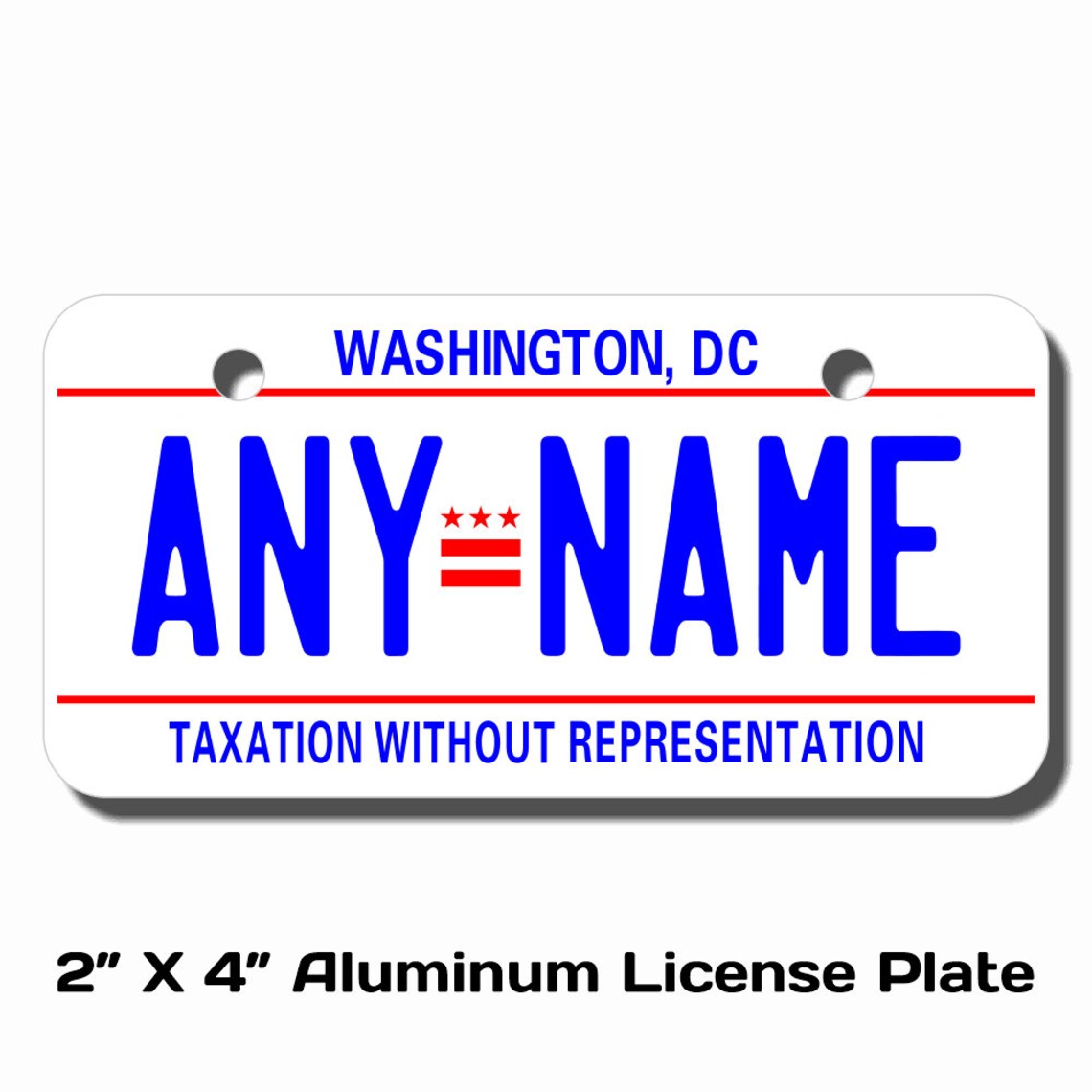 Personalized Washington D.C. Novelty License Plates 5 Sizes Etsy