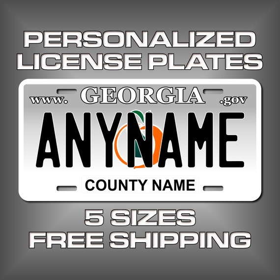 Personalized Novelty License Plates 5 Sizes for Toy Etsy