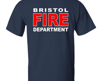 Bristol Fire Department T-shirt - Print front and back