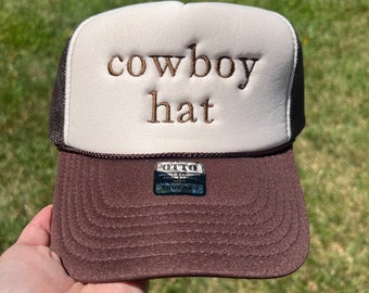 cowboy hat  Embroidered Trucker Hat