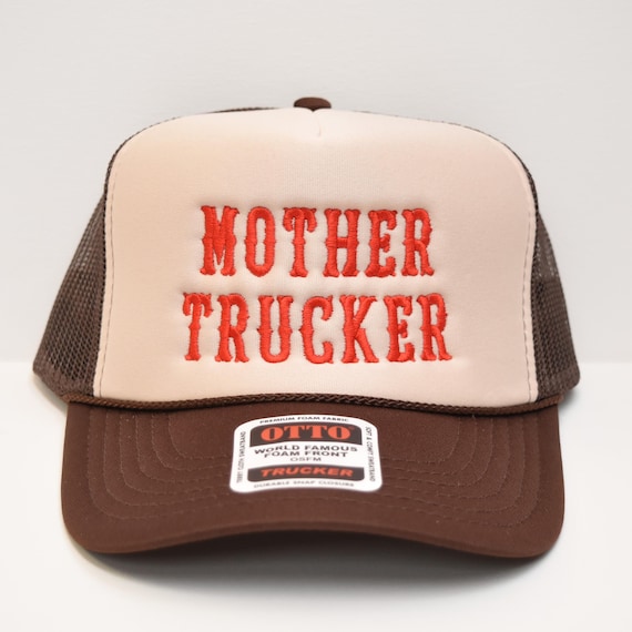Mother Trucker Embroidered Retro Trucker Hat - Choose Your  display picture 2