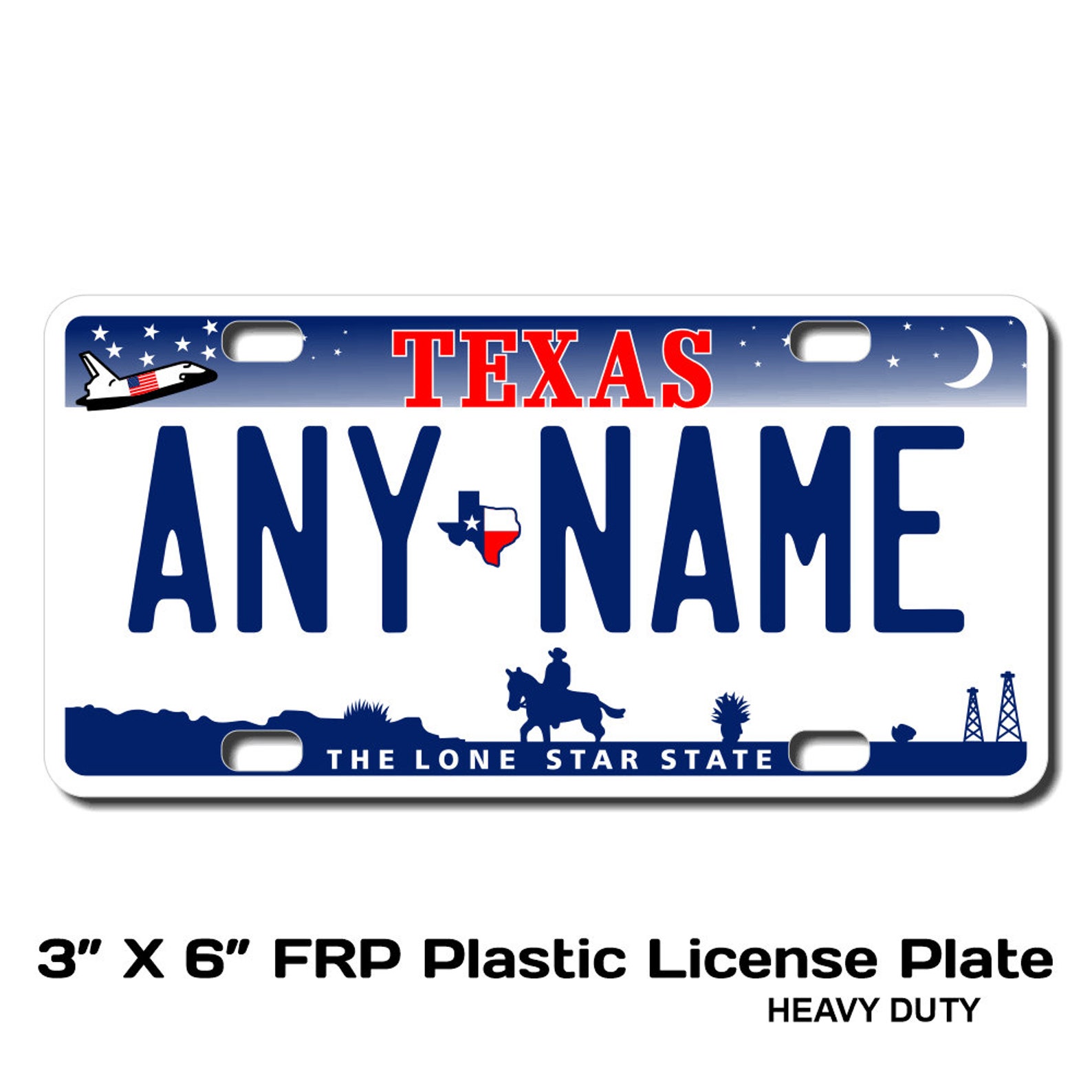 Personalized Texas Novelty License Plates 5 Sizes for toy Etsy