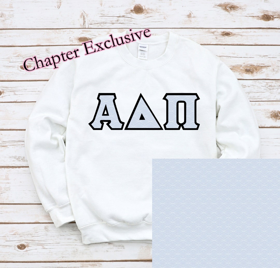 Alpha Delta Pi Diamond Stitch Apparel Sorority Sweatshirt Etsy Ireland