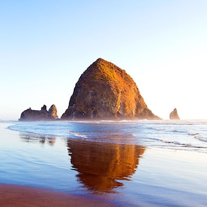 Paper, Canvas, Framed, Metal or Acrylic Print - Wall Decor Art - Cannon Beach Oregon Landscape Color Photography Photo Print