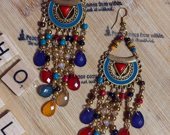 Karujah Gypsy earrings  Tribal, Boho, Ethnic