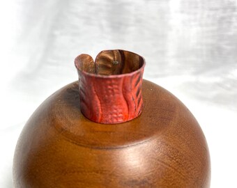Jolie Adjustable Copper Patina Ring