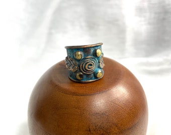 Patina Copper Rings