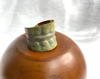 Karensa Adjustable Copper Patina Ring