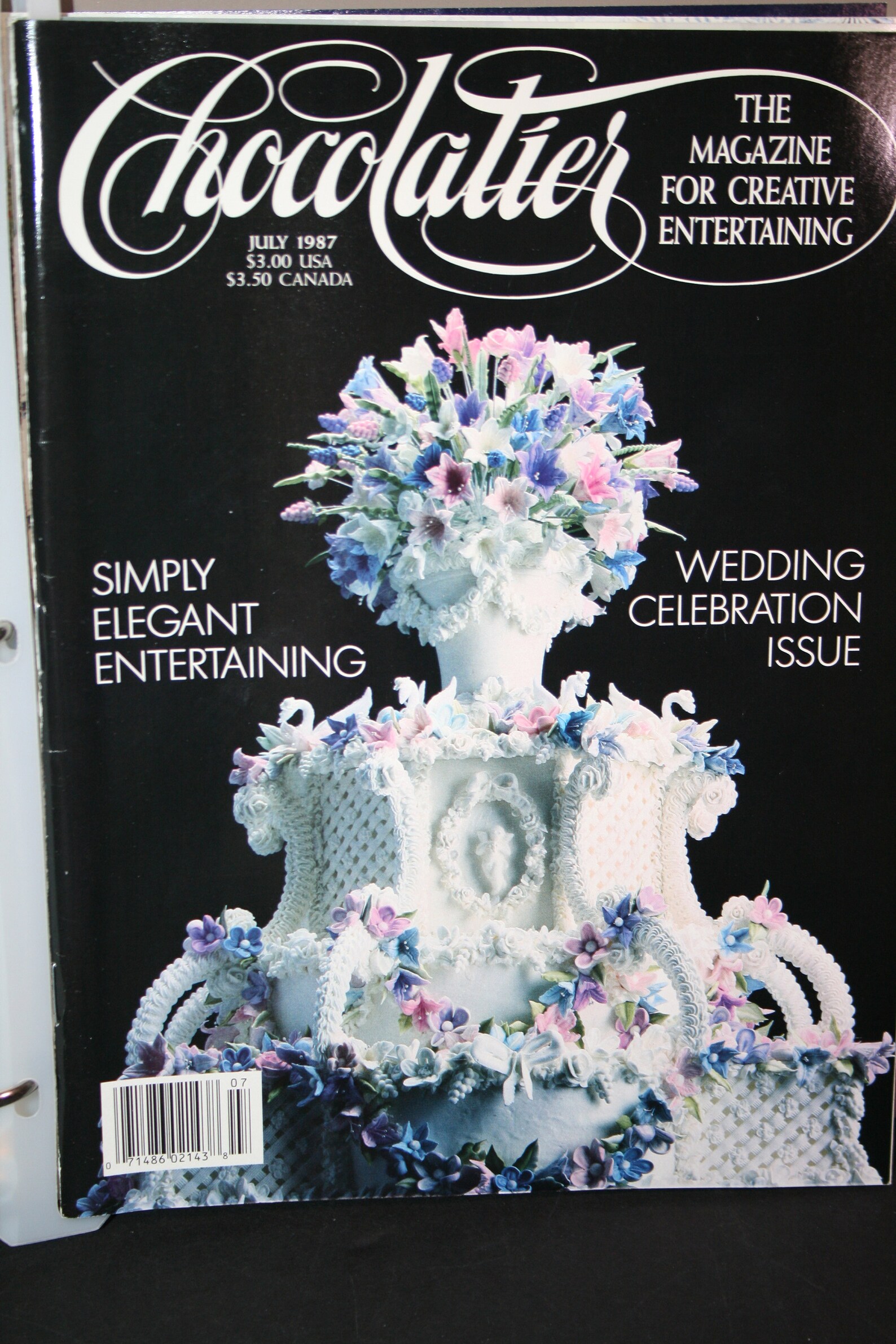 Vintage Editions Chocolatier Magazine 1987 Jan Mar May Etsy