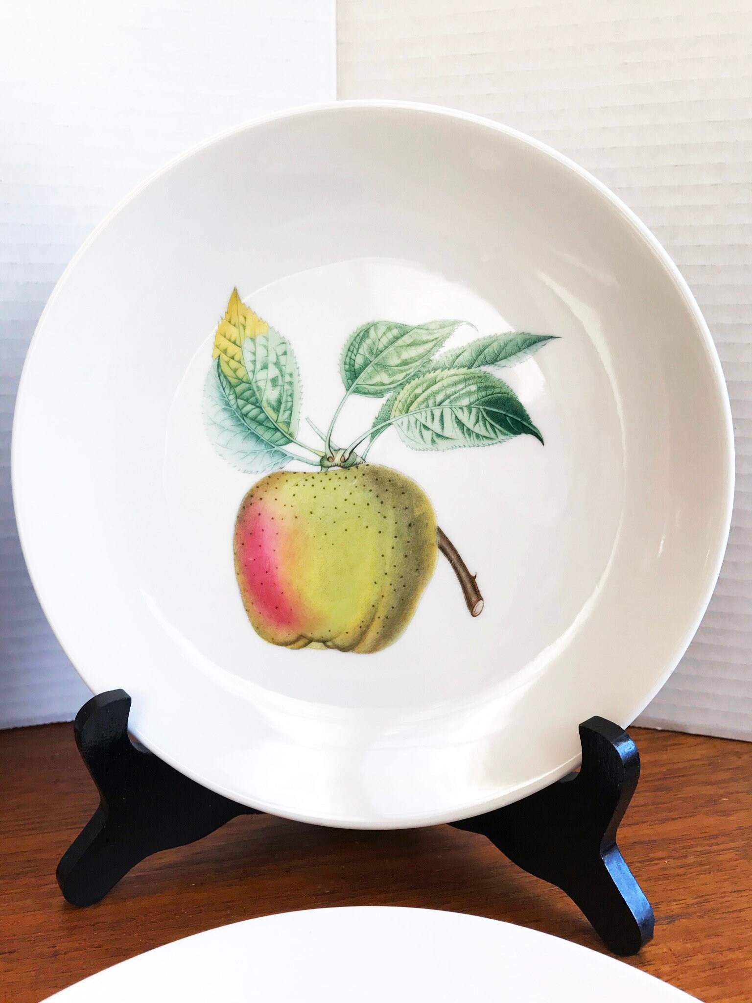 AK Kaiser Porcelain Fruit Plate Set Assorted Fruit Designs Etsy
