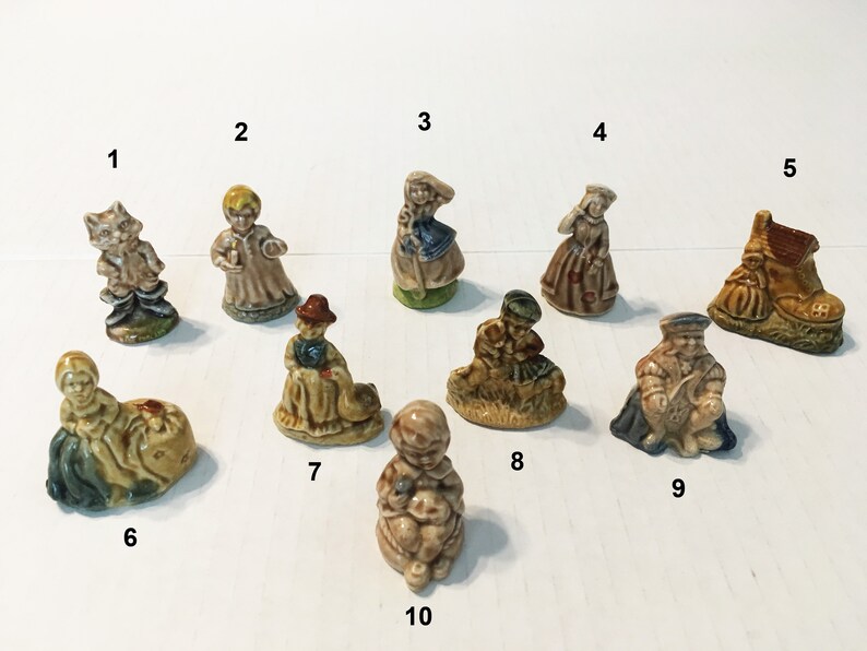 Wade Red Rose Tea Nursery Rhyme Figurines Made in England Etsy