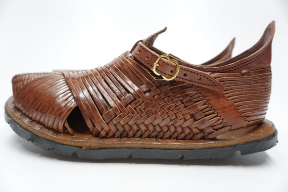 HUARACHES TAMAZULA Punta Verde VINTAGE Brown  Mr … - image 7