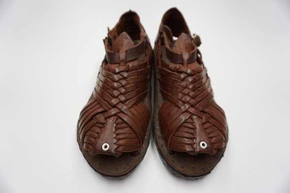 HUARACHES TUXPENSE CLASSIC Retro Vintage Brown ''… - image 1