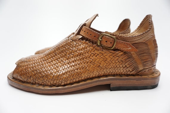 HUARACHES TEJIDO De PALMITA Vintage Brown ''Acme'… - image 7