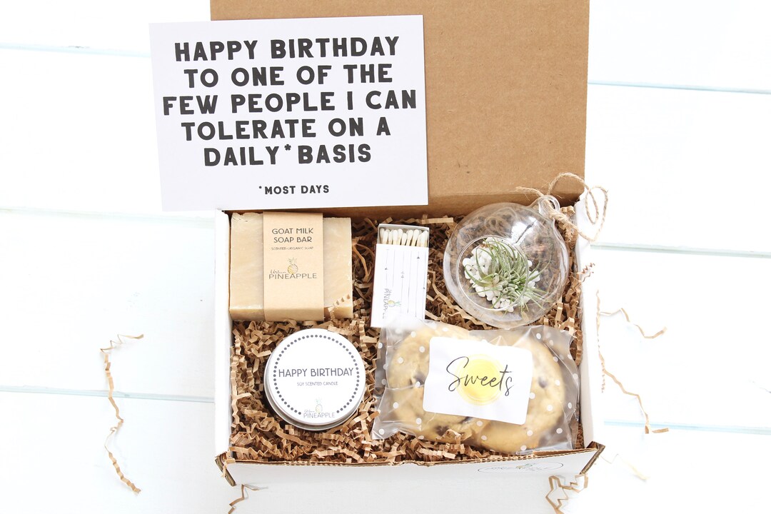 Birthday Gift Box Friend Birthday Gift Box Coworker Birthday Gift