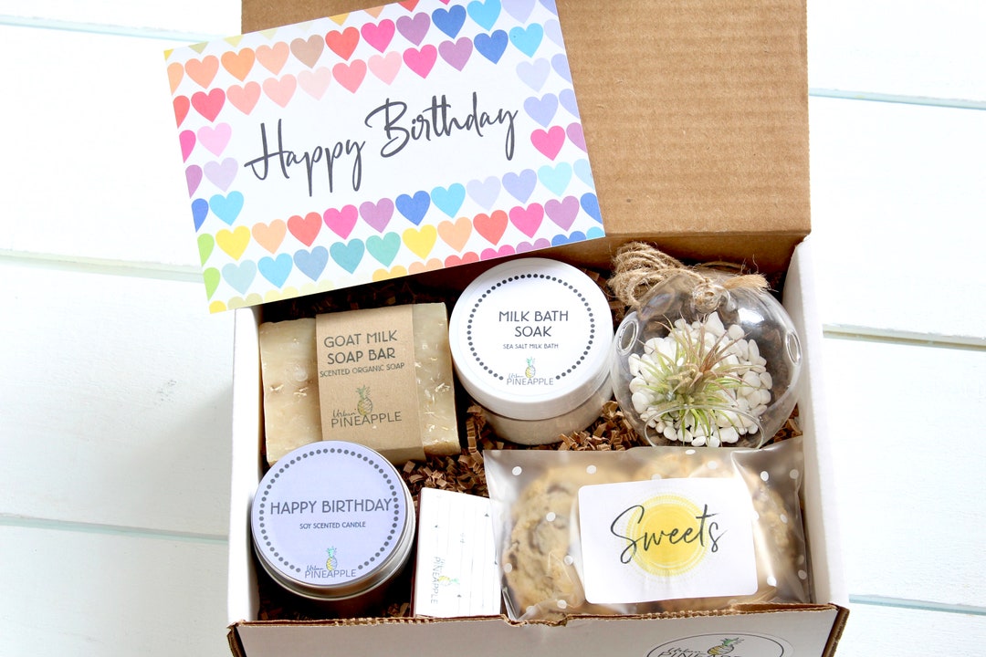 Birthday Gift Box Friend Gift Box Coworker Birthday Gift Personalized