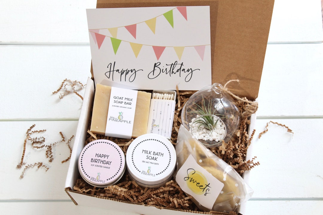 Birthday Gift Box Friend Gift Box Coworker Birthday Gift Etsy