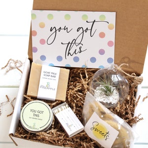 You Got This Gift Box - Encouragement Gift - Support Gift Box - Gift Box - Thinking of You - Personalized Gift - Air Plant Gift - Spa Gift