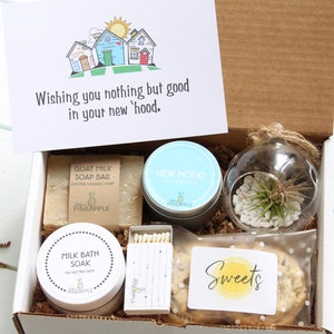 New Home Gift Box - Moving Gift Box - Housewarming Gift - New House Gift - Friend Gift, Spotify Keychain