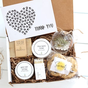 Pet Sitter Thank You Gift Box - Thank You Gift -  Gift Box - Spa Gift Set