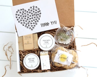 Pet Sitter Thank You Gift Box - Thank You Gift -  Gift Box - Spa Gift Set