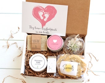 Sympathy Gift Box - Miscarriage Care Package - Sorry for your Loss Gift - Care Package - Plant Gift - Spa Gift Set, Spotify Keychain