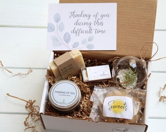 Thinking of You Gift Box - Support Gift Box -  Gift Box - Thinking of You Gift - Personalized Gift - Air Plant Gift - Spa Gift Set